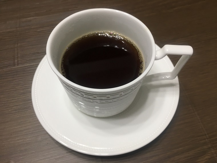 淹れたてコーヒー