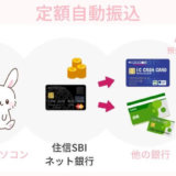 住信SBIネット銀行の定額自動振込の設定方法を解説