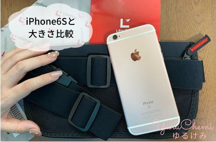 セキュリポとiPhone6Sの大きさ比較