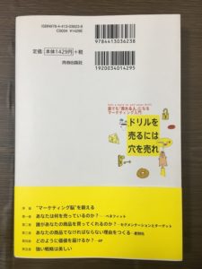 メルカリの出品用写真 本の裏側