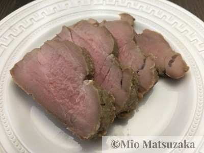 ヘルシオのレシピ 焼豚の完成